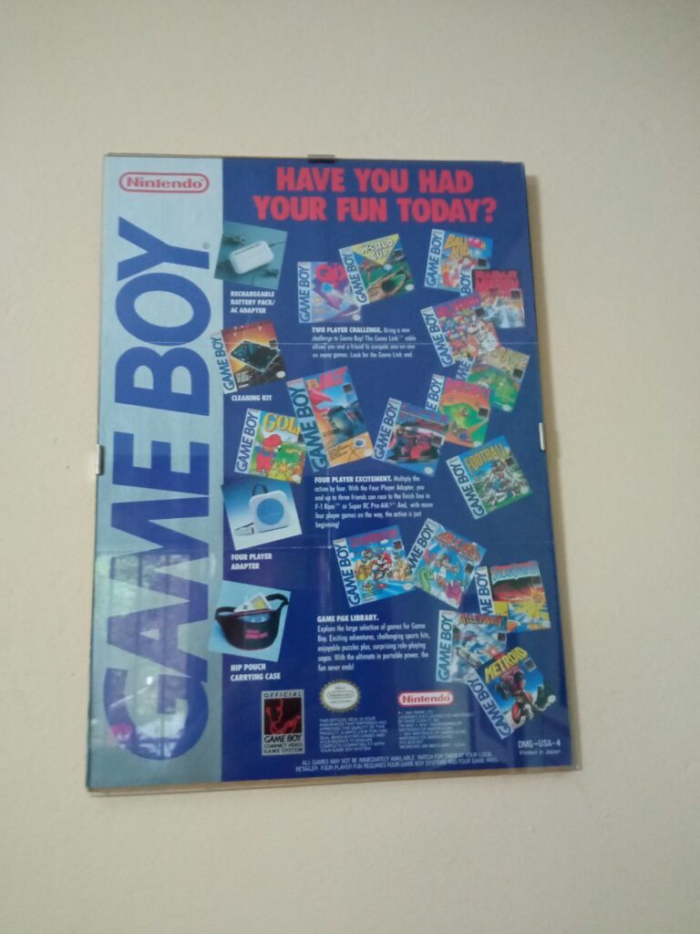 Game Boy poster.