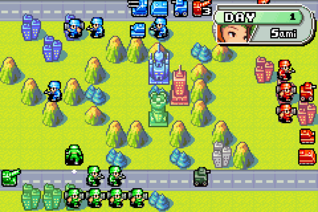 Advance Wars (Game Boy Advance) screenshot.