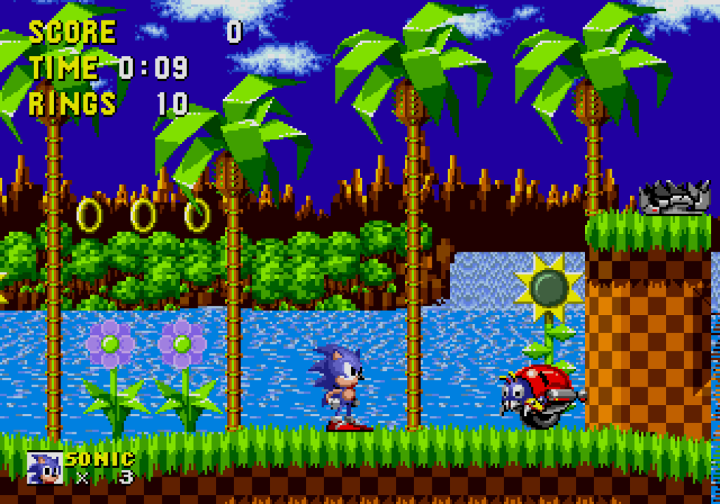 Sonic the Hedgehog screenshot.