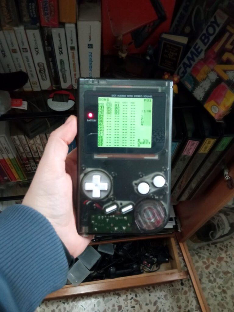 My modded DMG Game Boy.